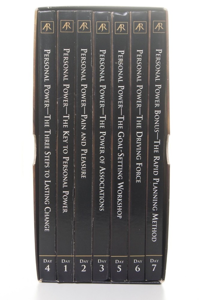 Anthony Robbins Personal Power Classic Edition 7 CD Set Achievement Program Kit