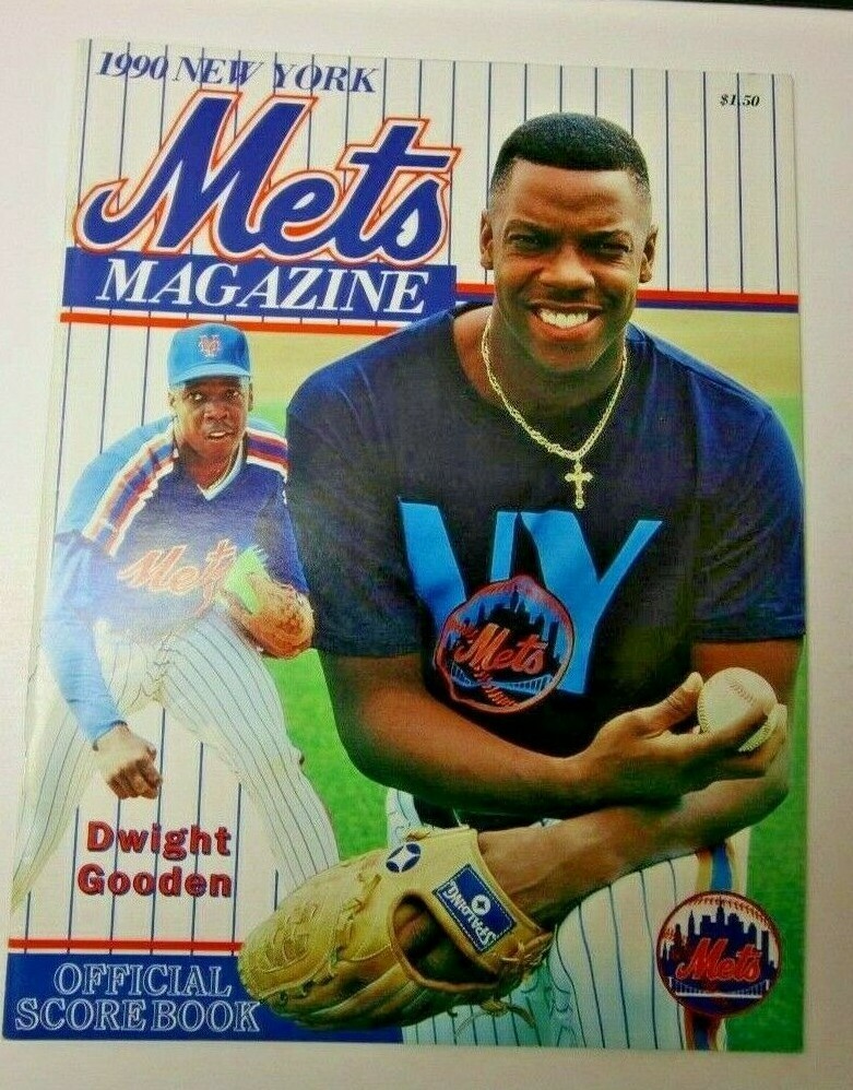 1990 NEW YORK METS MLB PROGRAM VS PITTSBURGH PIRATES SCOREBOOK NICE CONDITION