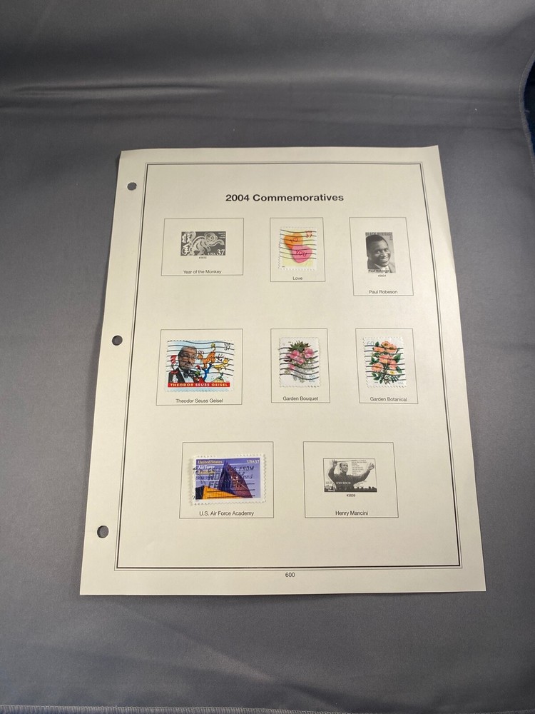 2004 Commemoratives Collectable United States Postage Stamps