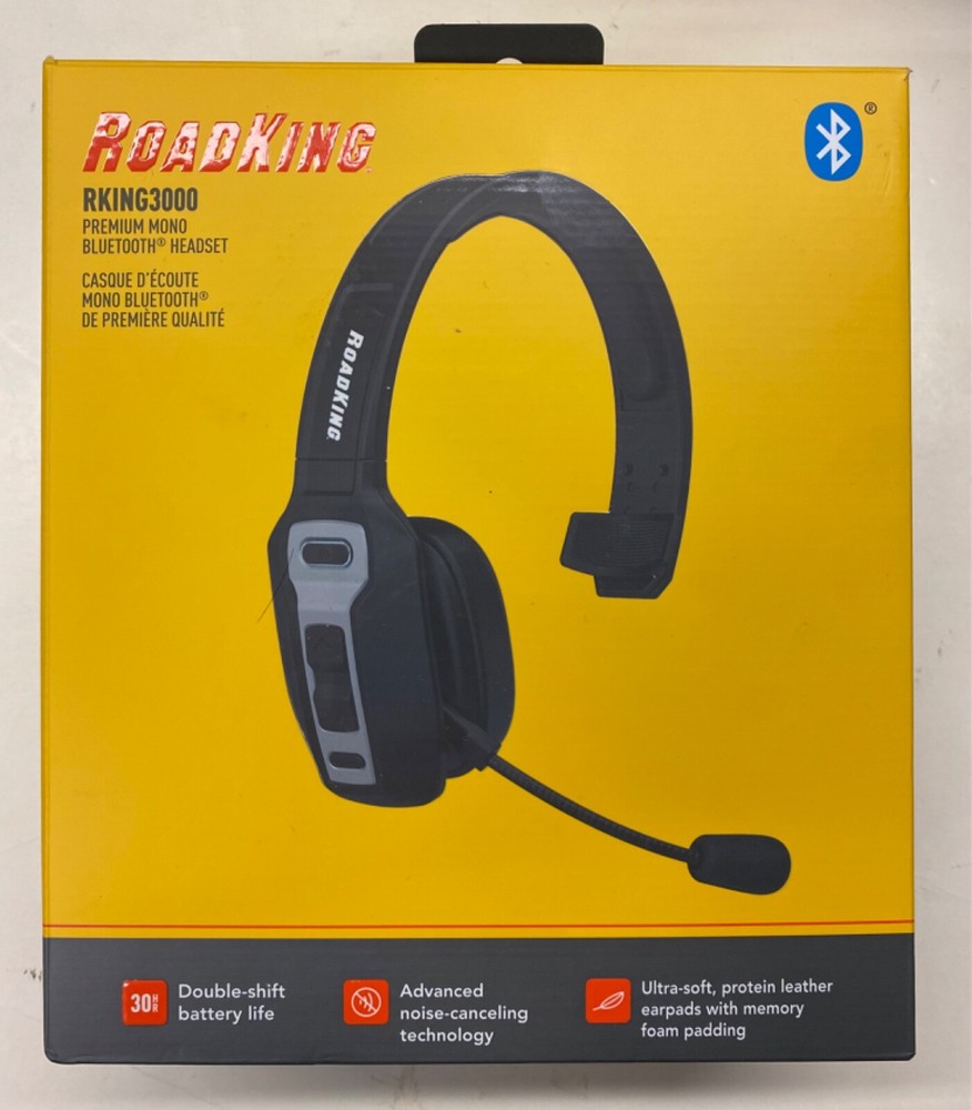 RoadKing RKING3000 Premium Noise-Canceling Mono Bluetooth 5.0