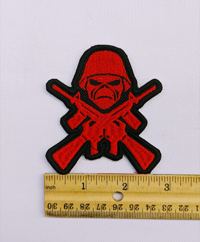 IRON MAIDEN TROOPER PATCH Heavy Meatal badge Rock n roll