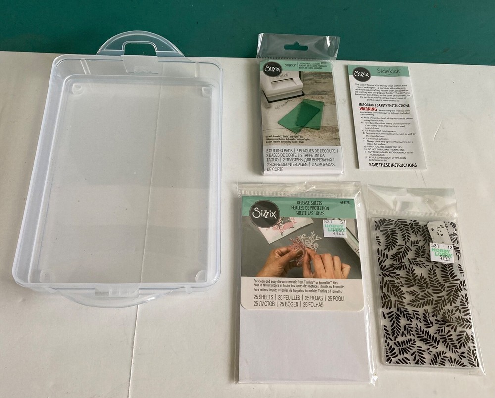 Sizzix Lot and Stackable 4 Tray Carry Around Organizer