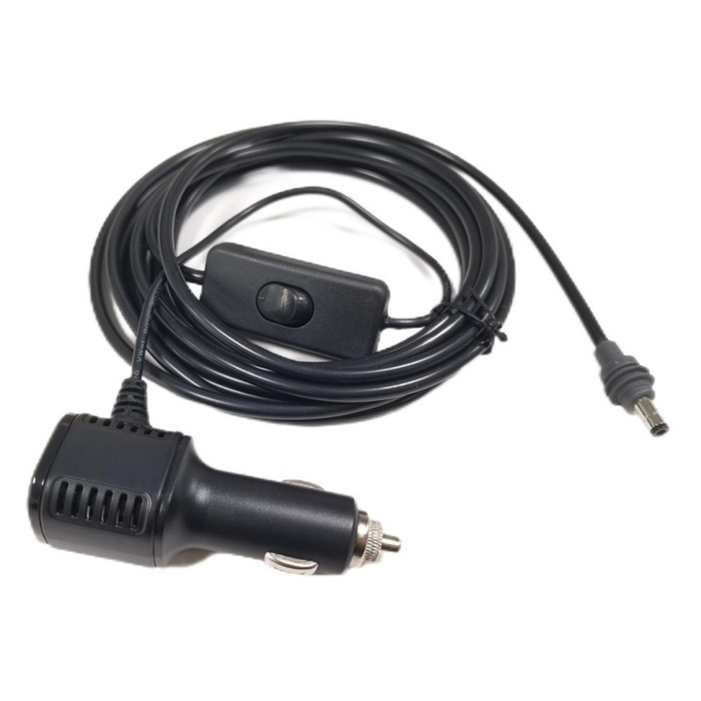 Multi Device Compatible 5M Vehicle Charger Power Cable with Real Voltmeter