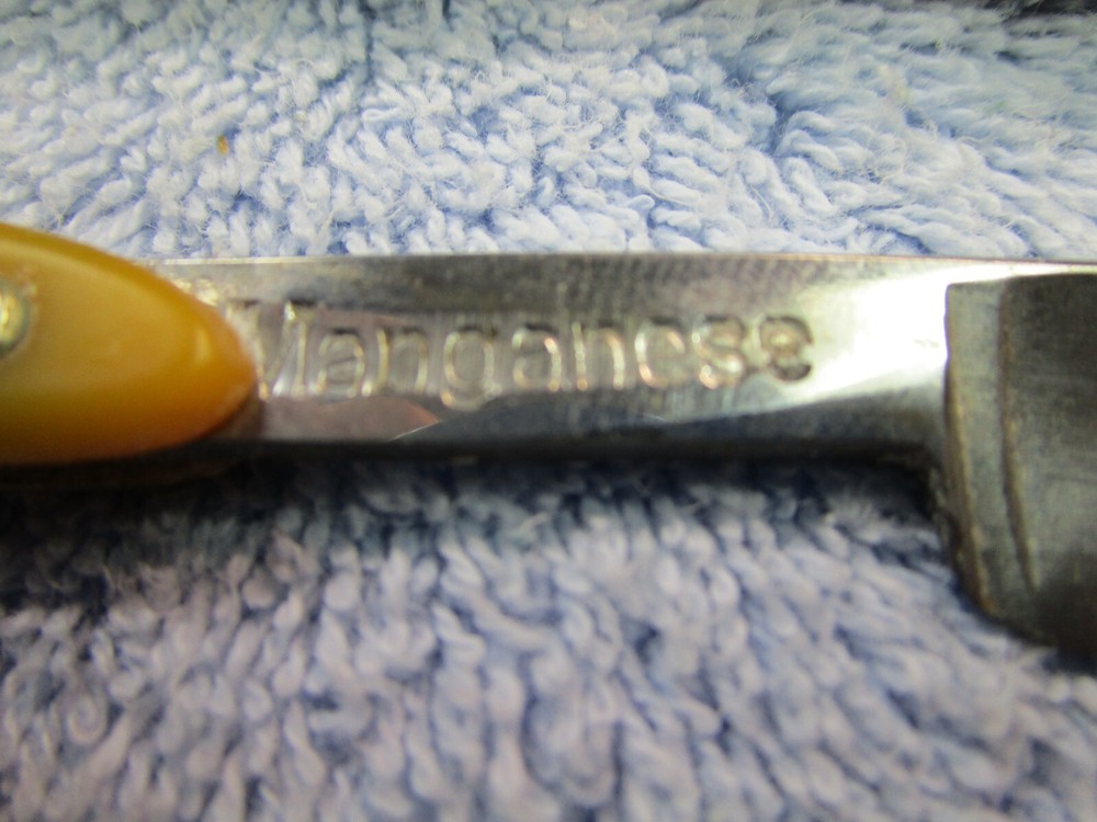 Manganes Cold Beetle Straight Razor & Box 160-6F