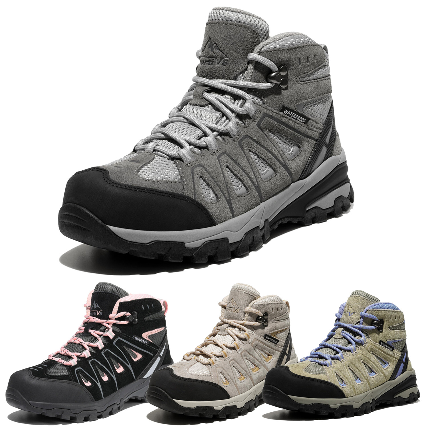Women Waterproof Adventure Hiking Boots Outdoor Trekking Camping Hiking Boots