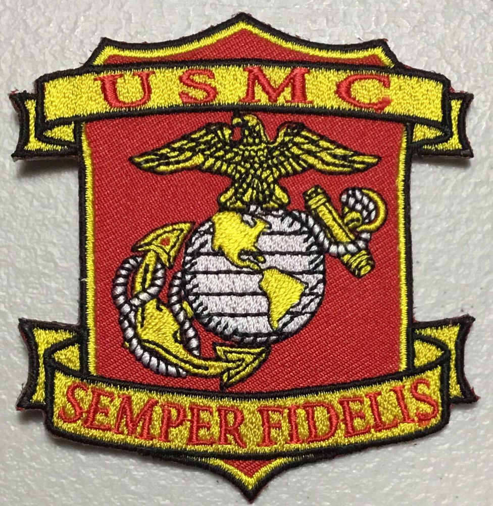 USMC Marines Semper Fidelis shield licensed patch