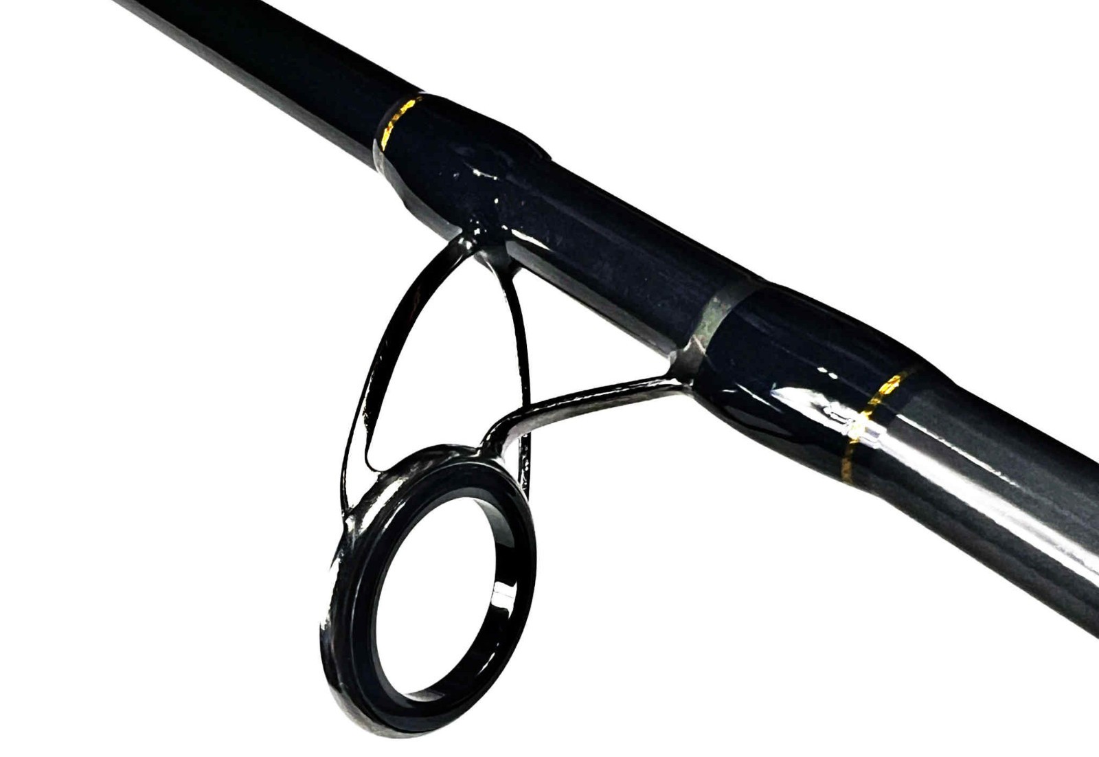 9ft Fishing Rod Spinning Pole Carbon Fiber Reel Combo line Heavy Fast 2 section