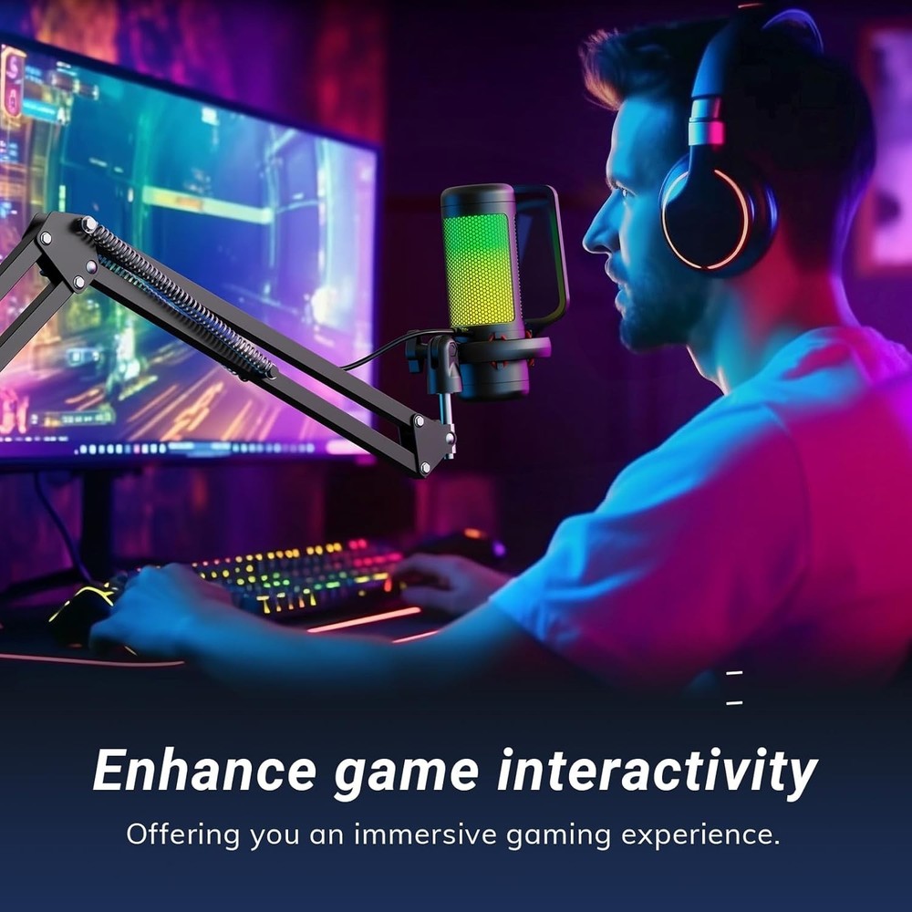 TC310+ Gaming Microphone Set with Boom Arm