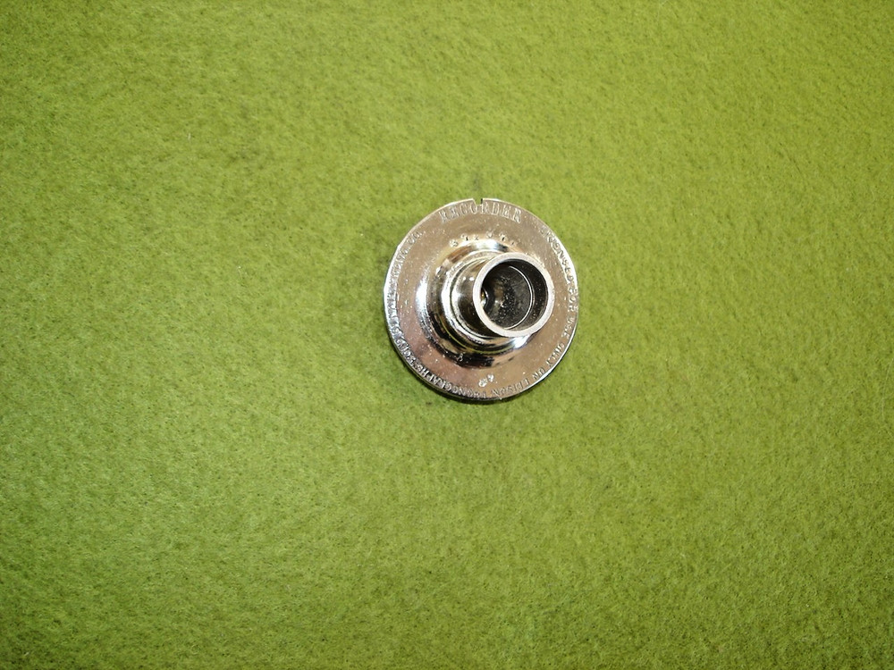 Edison Phonograph Brass Recorder - Rebuilt - EX.
