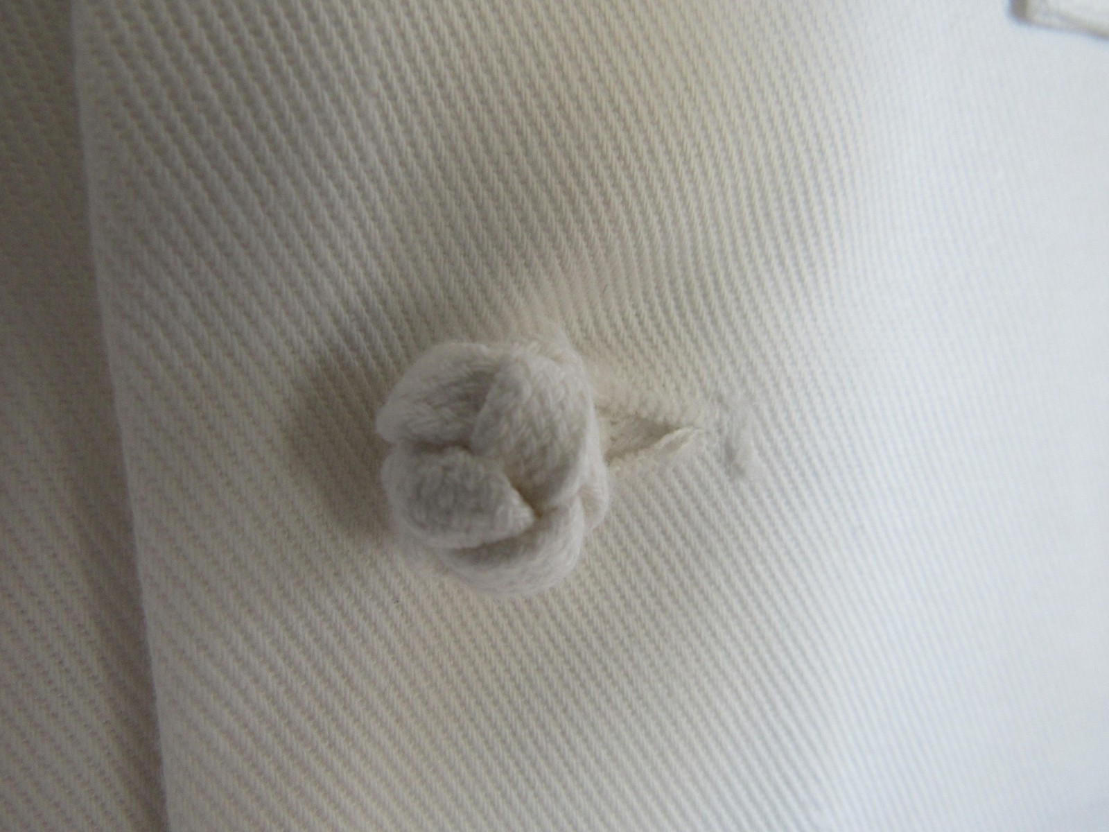 Lab Coat Long Jacket Mens 44 White 100% Cotton Medical Doctor Pockets 22-2WT