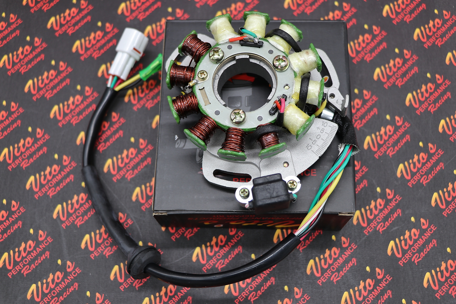 NEW Yamaha Banshee stator with +/-10 aluminum adjustable timing plate 1995-2006