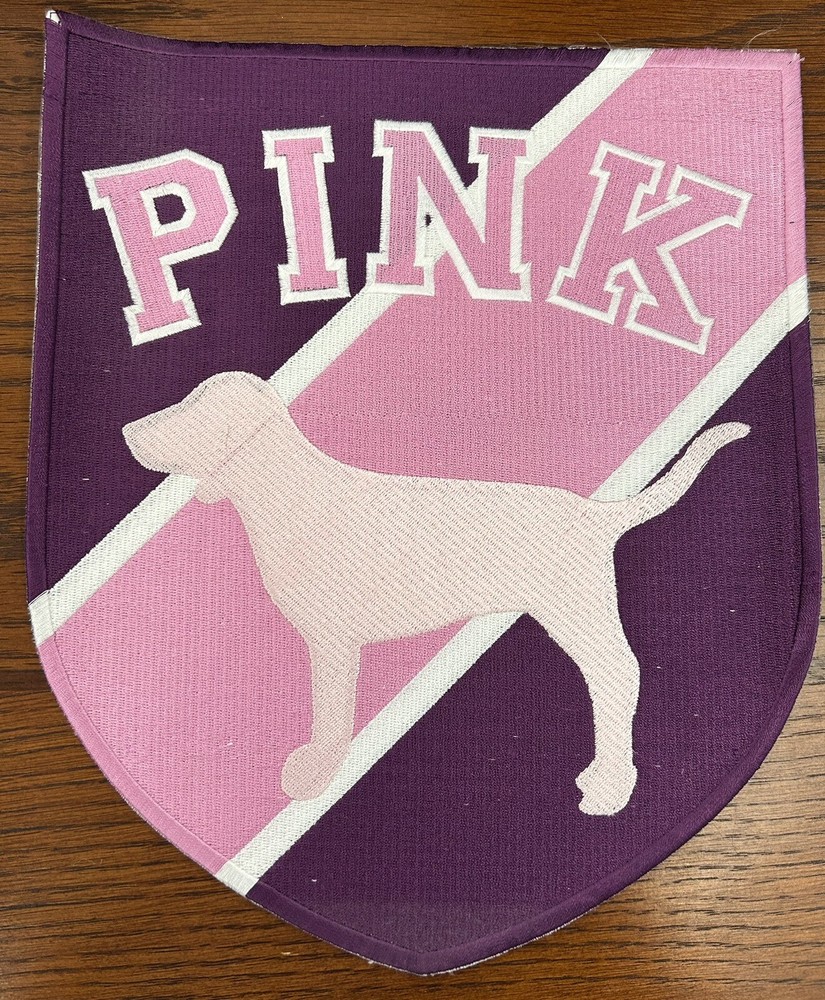 RARE Vintage Victoria’s Secret PINK Dog Display Patch Crest EUC Patch