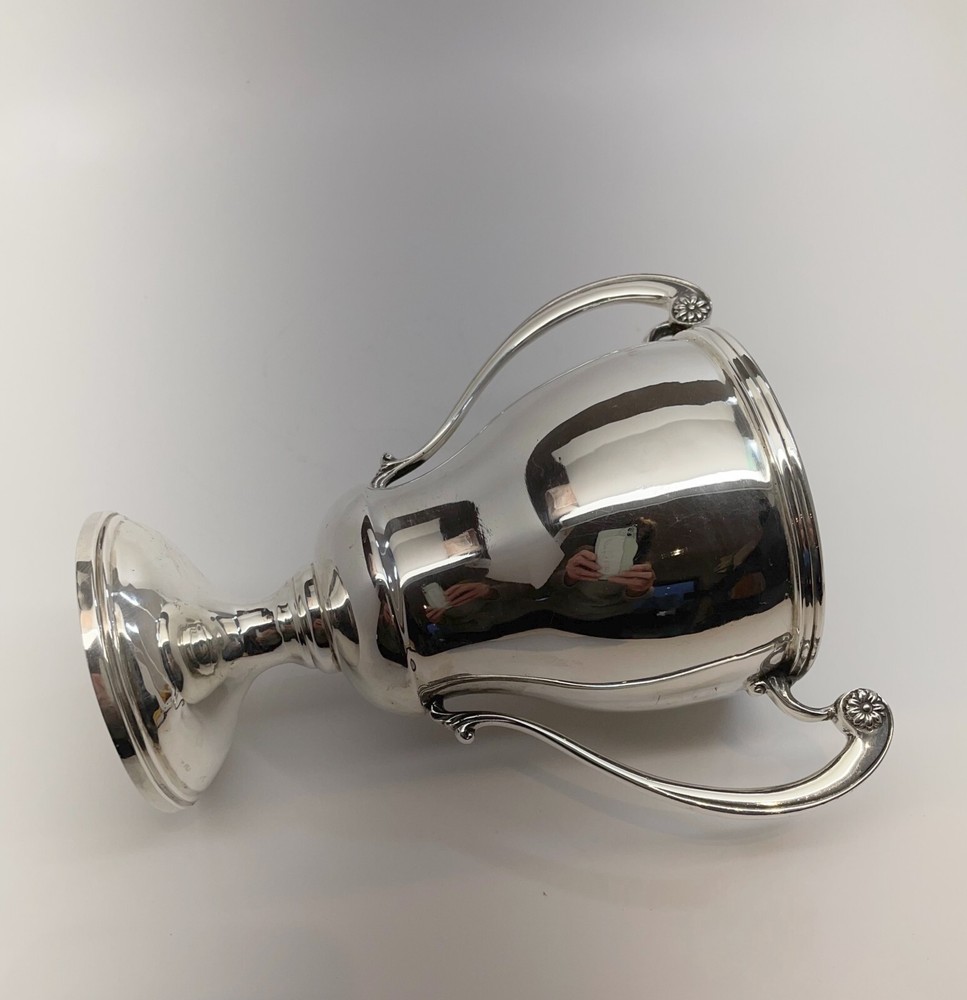 Silver Enamel Trophy Cup Chalice Arts & Crafts