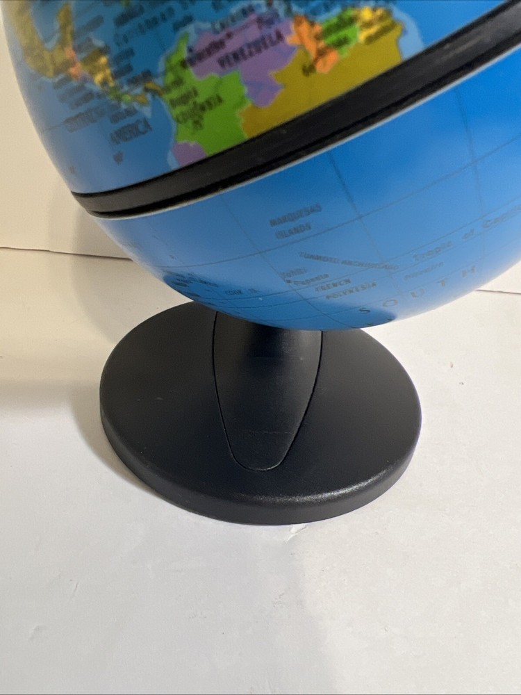 Replogle Desk Size Mini Globe 2001 World 6’’ Educational Map Decor