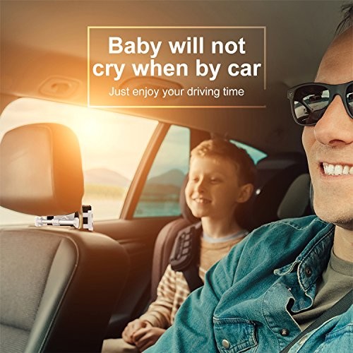 Car Headrest Mount Compatible with Switch 2 Model 2025/ Swith Black