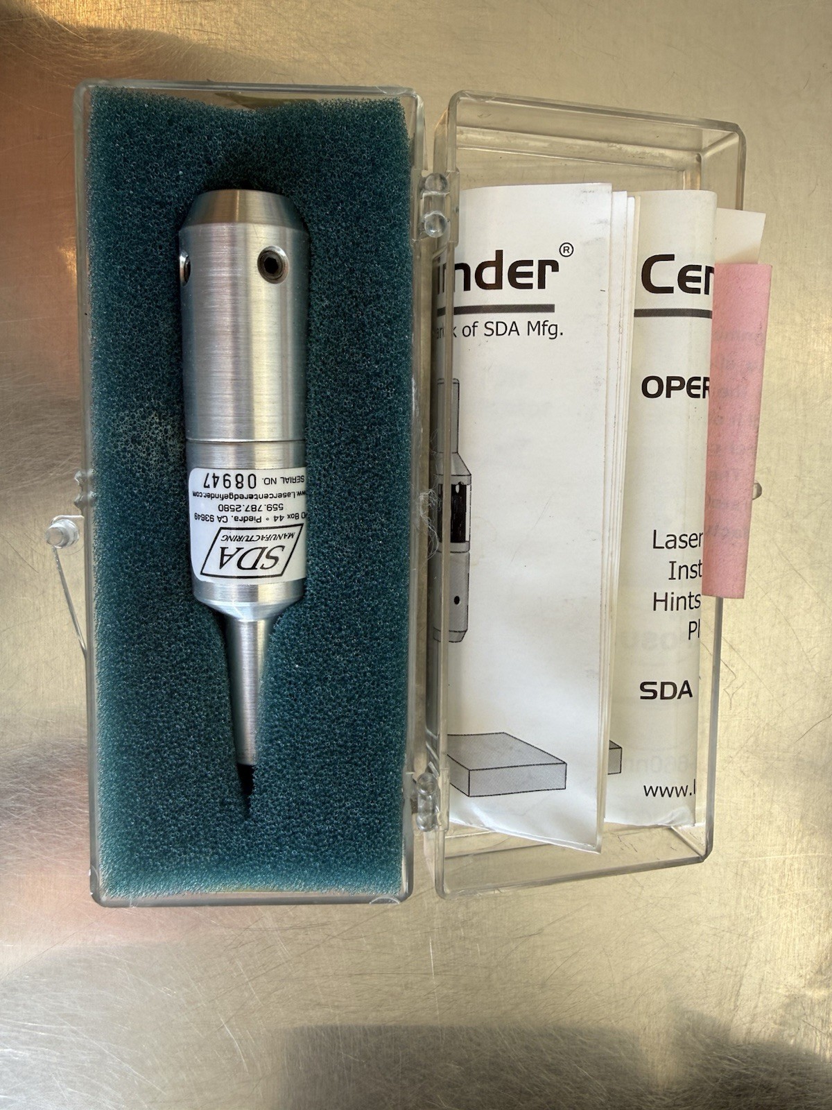 SDA Laser Center/Edge Finder