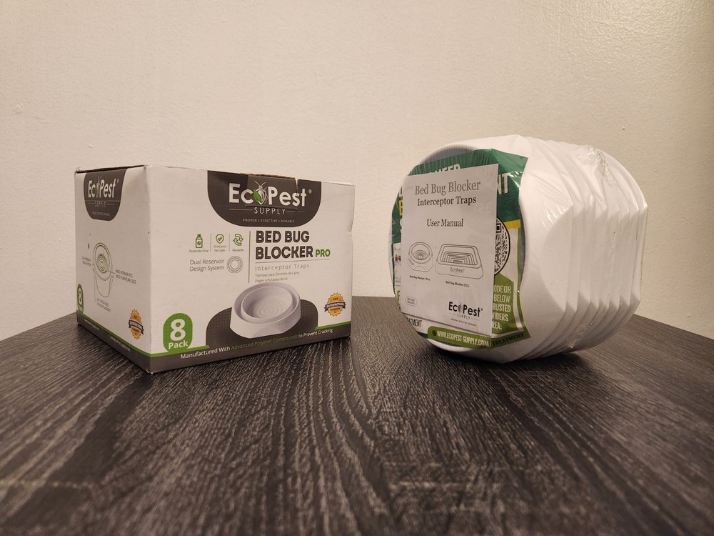 NEW Sealed ECOPEST Supply Bed Bug Blocker 8 Pack