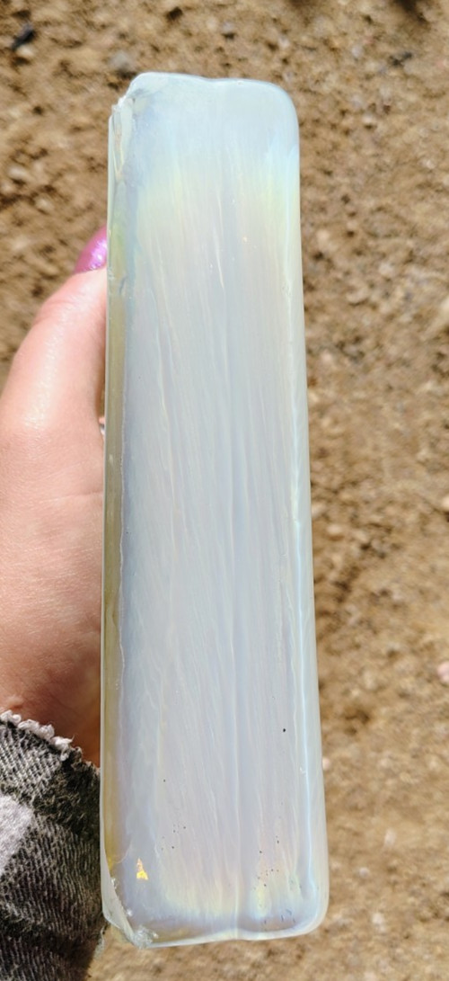 Opalite Glass Opal LARGE Block Rough Flint Knapping 3.8#