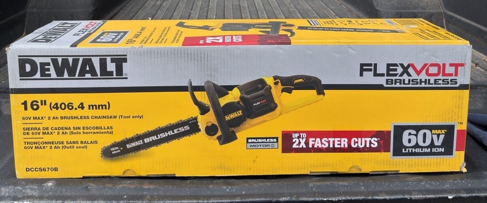 Dewalt DCCS670B FLEXVOLT 60V MAX Cordless Chainsaw (Tool Only)