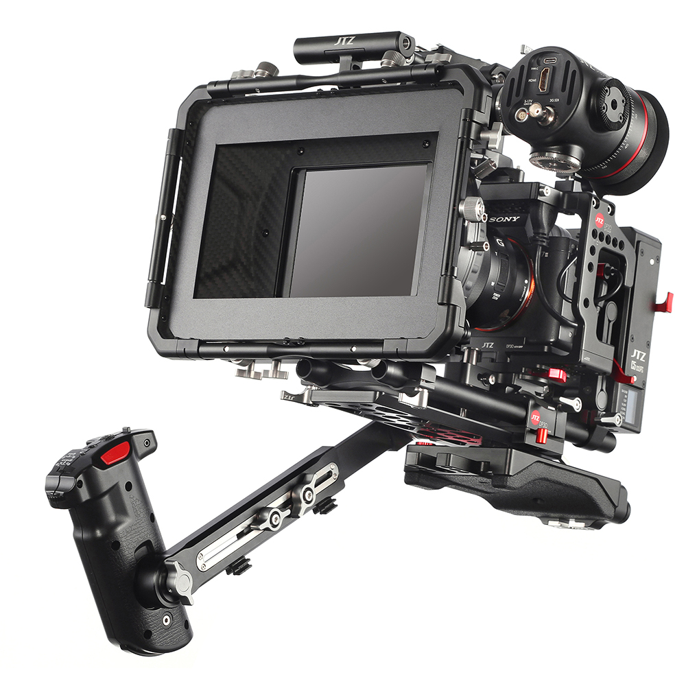US JTZ DP30 DSLR Camera Cage Baseplate Rig Handle Grip for Panasonic Camera