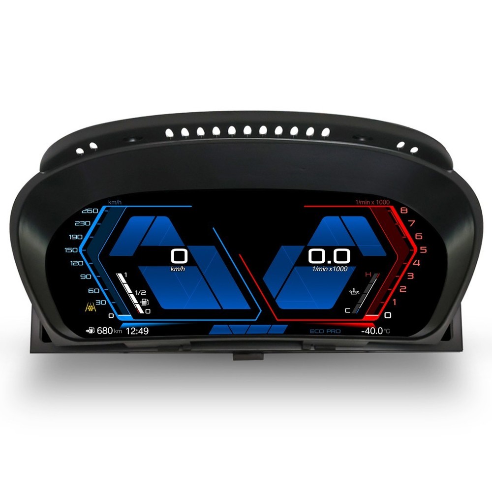 12.3'' Speedometer CarPlay For BMW 5 6 Series E60 E61 E63 E64 Instrument Cluster