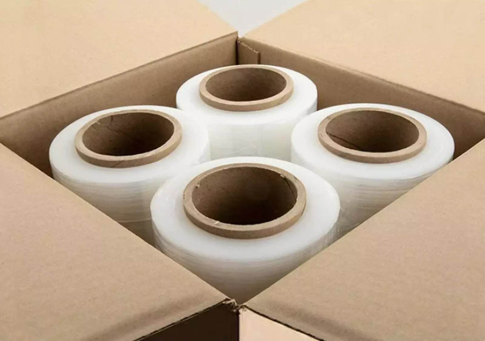 18"x1500' 80 Gauge 2、 4 Rolls Pallet Stretch Film Hand Shrink Wrap 750-1500FT