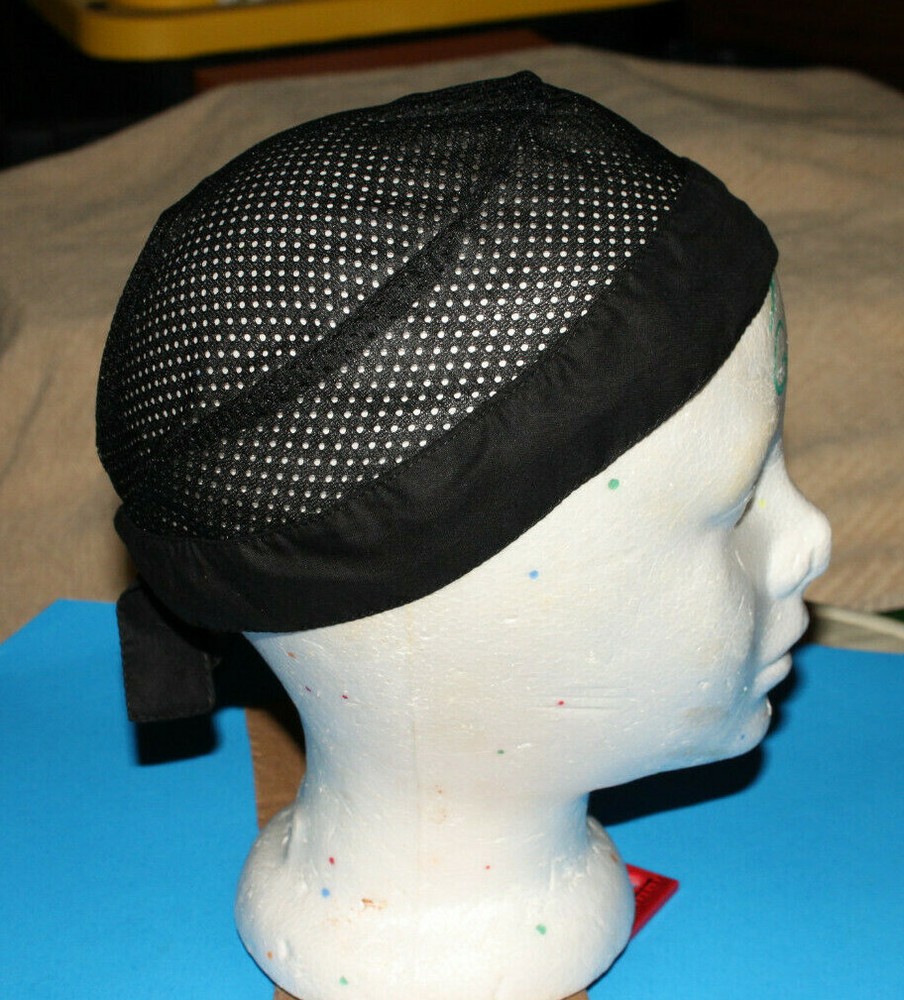 Daytona Head Wrap Mesh Motorcycle Du-Rag Doo Rag Skull Cap