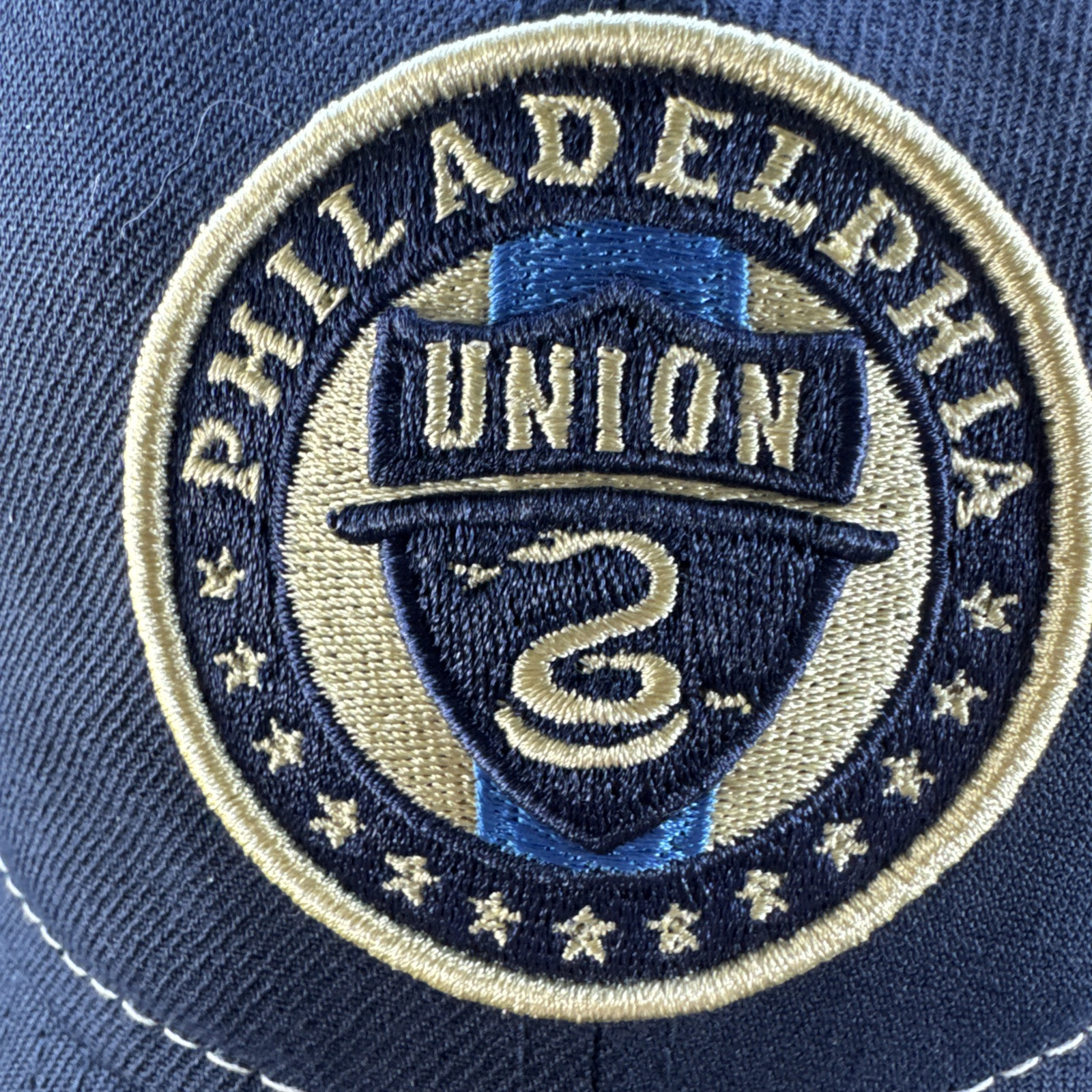 Men's New Era Blue Philadelphia Union 2025 Kickoff 9TWENTY Adjustable Hat NEW