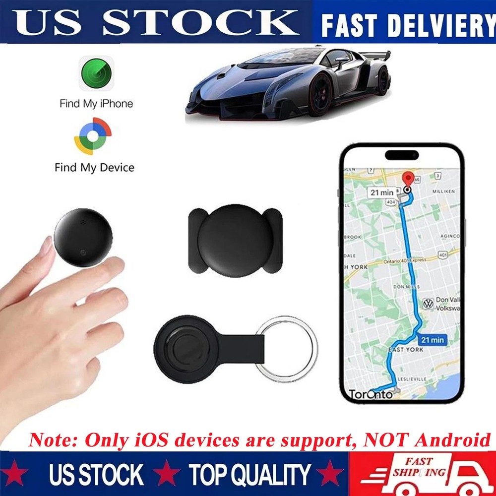 GPS Tracker for Vehicles 1PCS Car Tracking Device Mini Hidden Support iPhone iOS