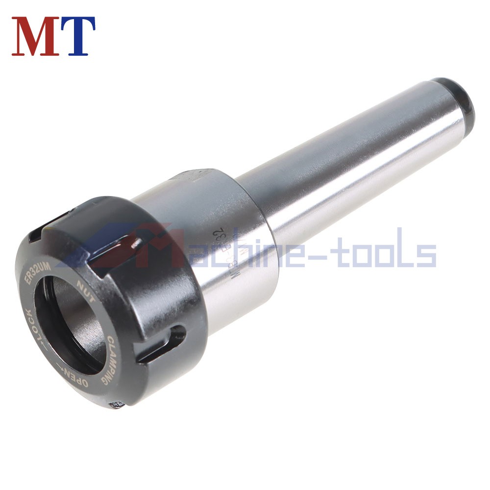 MT3 Shank With 11 Pack ER32 Collet Set ER32 Chuck & Spanner For Milling Machine