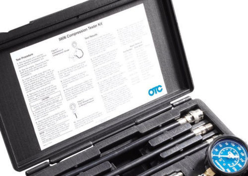 Engine Compression Tester OTC Cylinder Tool Kit Gasoline Engines Adapters