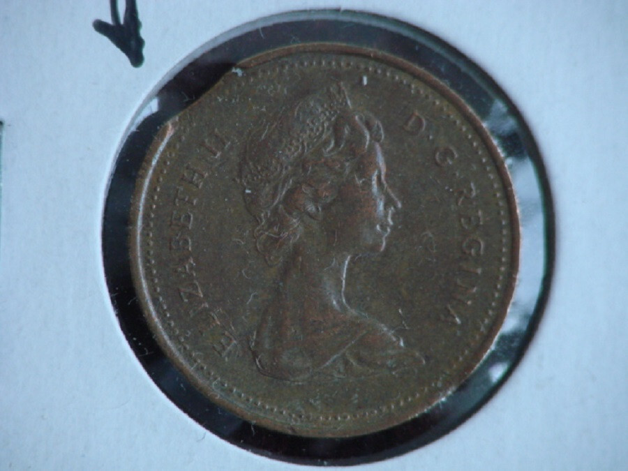 1979 Canada Clip Planchet Cent Error - Circ.