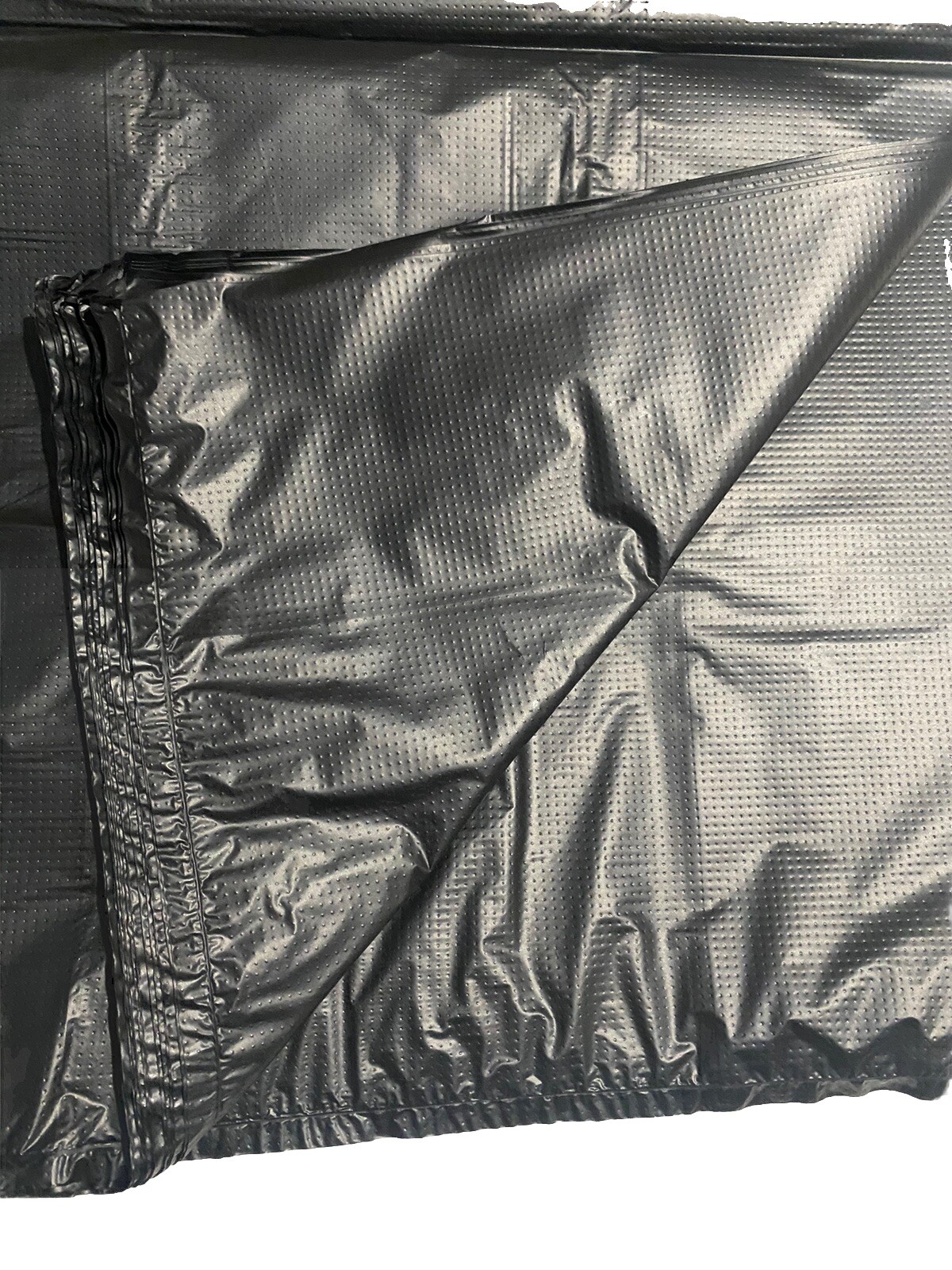 Bags 1/6 21 x 6.5 x 11.5 Extra Heavy Duty 1.18 Mil BLACK T-Shirt Plastic Bags