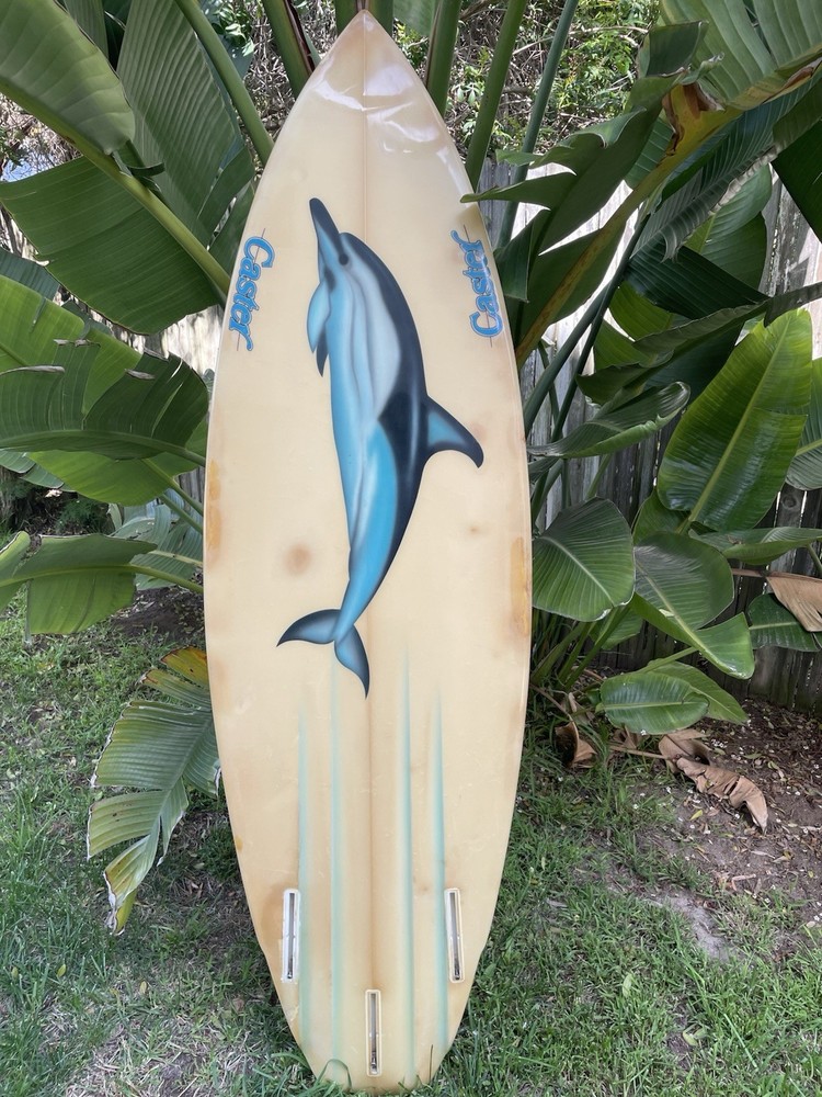 Vintage Caster Thruster Surfboard