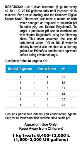 Seachem Discus Buffer 1 Kilo - Lowers pH & Softens Water