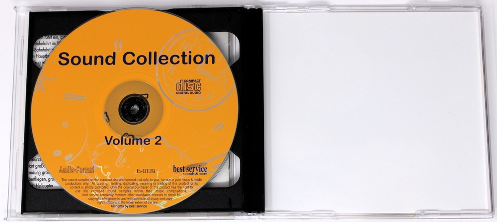 Best Service Sound Collection FX Sample/Sound Library/Sampling Double CD