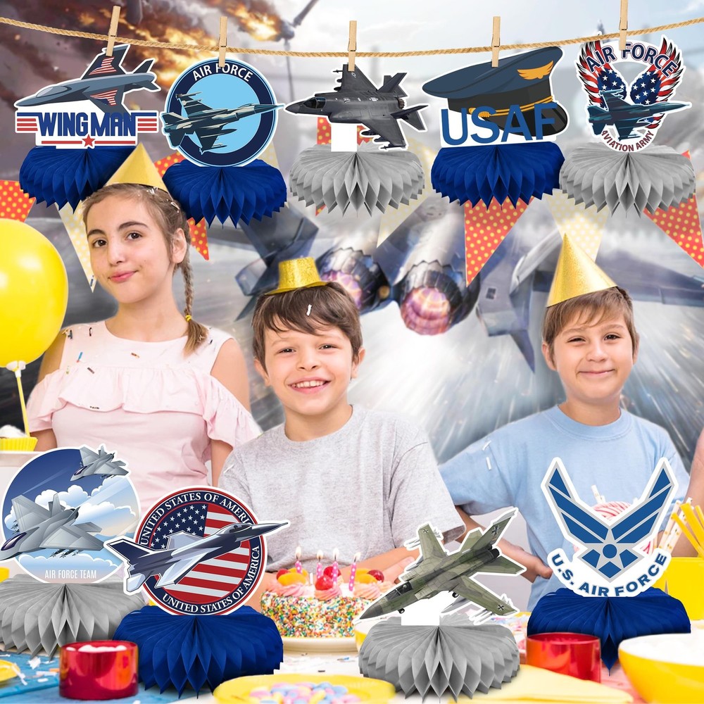 Plane Honeycomb Centerpieces