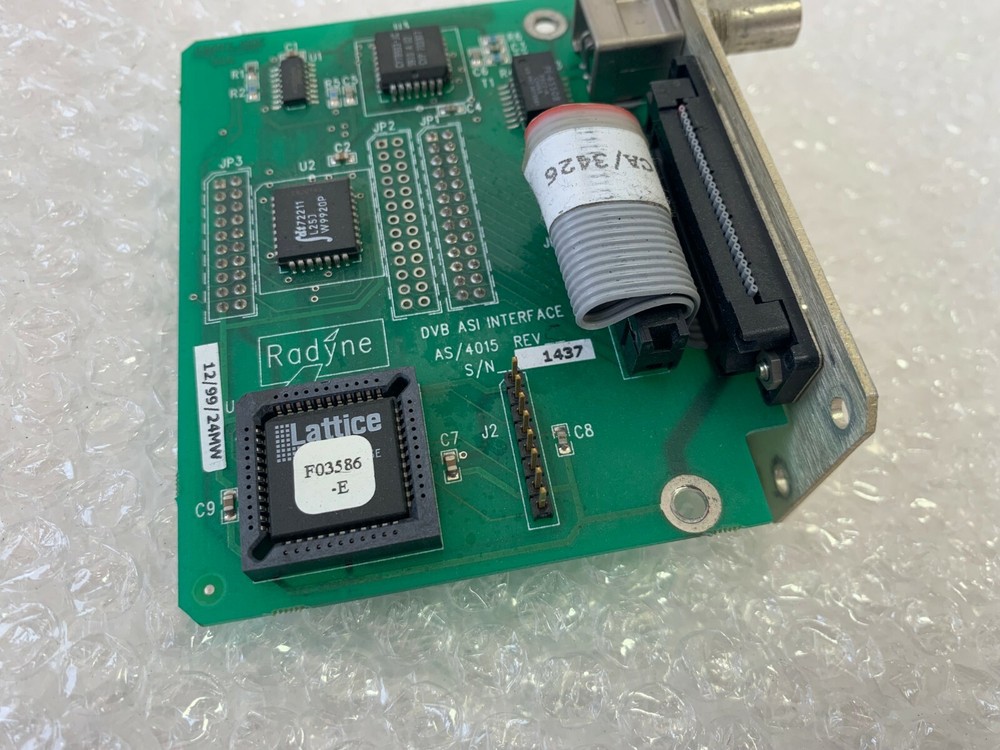 RADYNE COMSTREAM DVB-3030 Board ASI INTERFACE AS/4015 REV C 1437