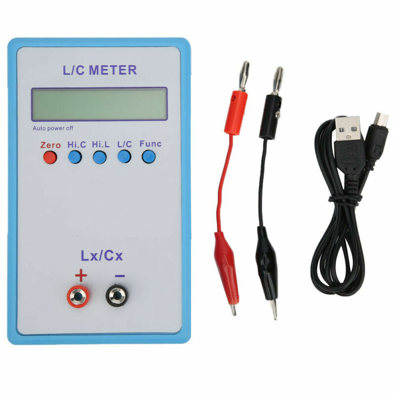 LC200A Handheld L/C Meter Inductance Capacitance Meter Tester Digital Multimeter