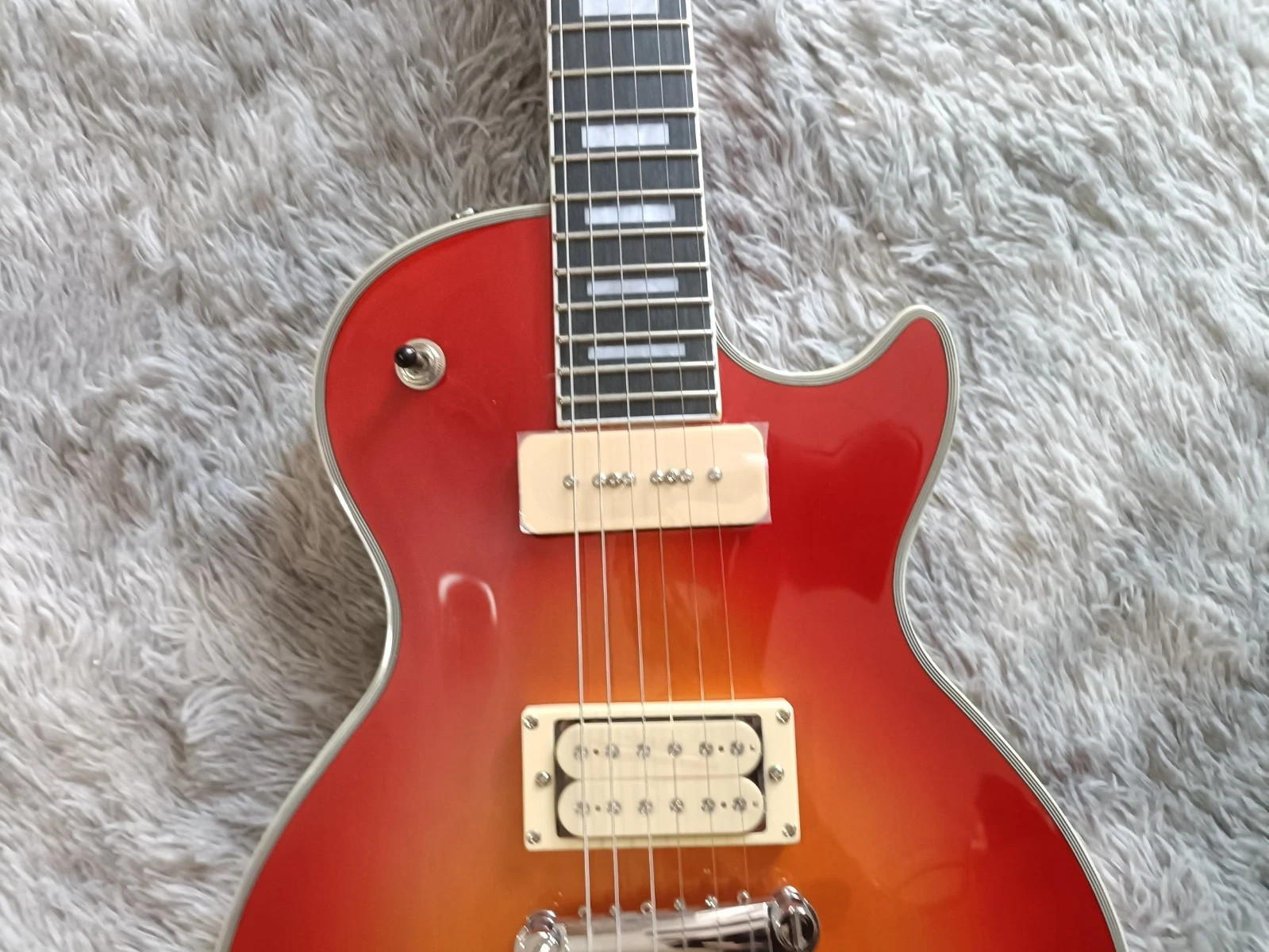 US Warehouse Custom LP Cherry Sunburst Electric Guitar - Mahogany Body