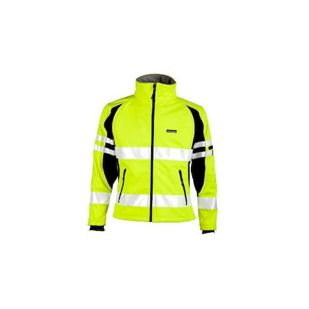 Kishigo Js144-L Soft Shell Jacket, 100% Polyester, Class 3 R, Lime, L