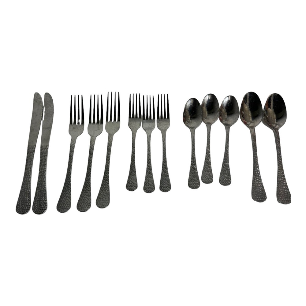 Farberware Stainless Steel Hammered Flatware - Replacement