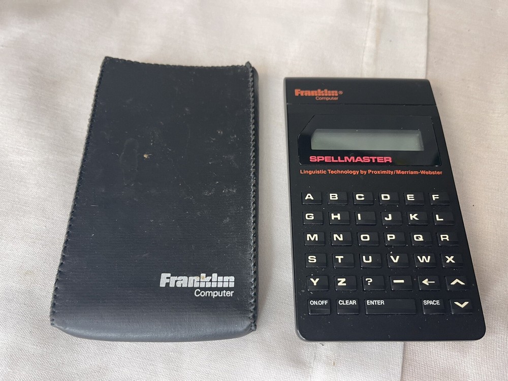 Vintage Franklin Computer Spellmaster WORKS RARE PS-104