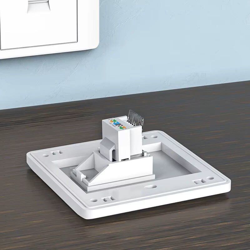 Rj45/Cat6 Tool-Less Keystone Jack Connector Adapter, Keystone Module 10PCS