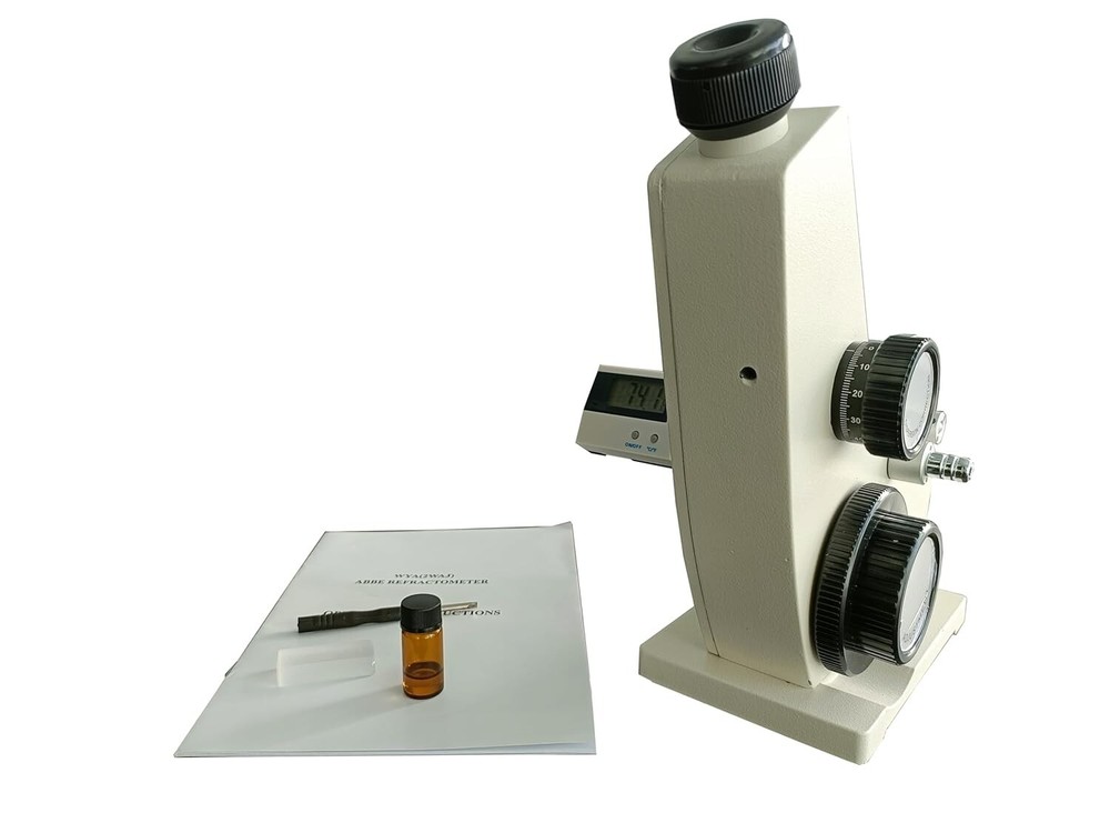 Abbe Monocular Refractometer for Pharmaceutical with Range 1.3000-1.7000 nD