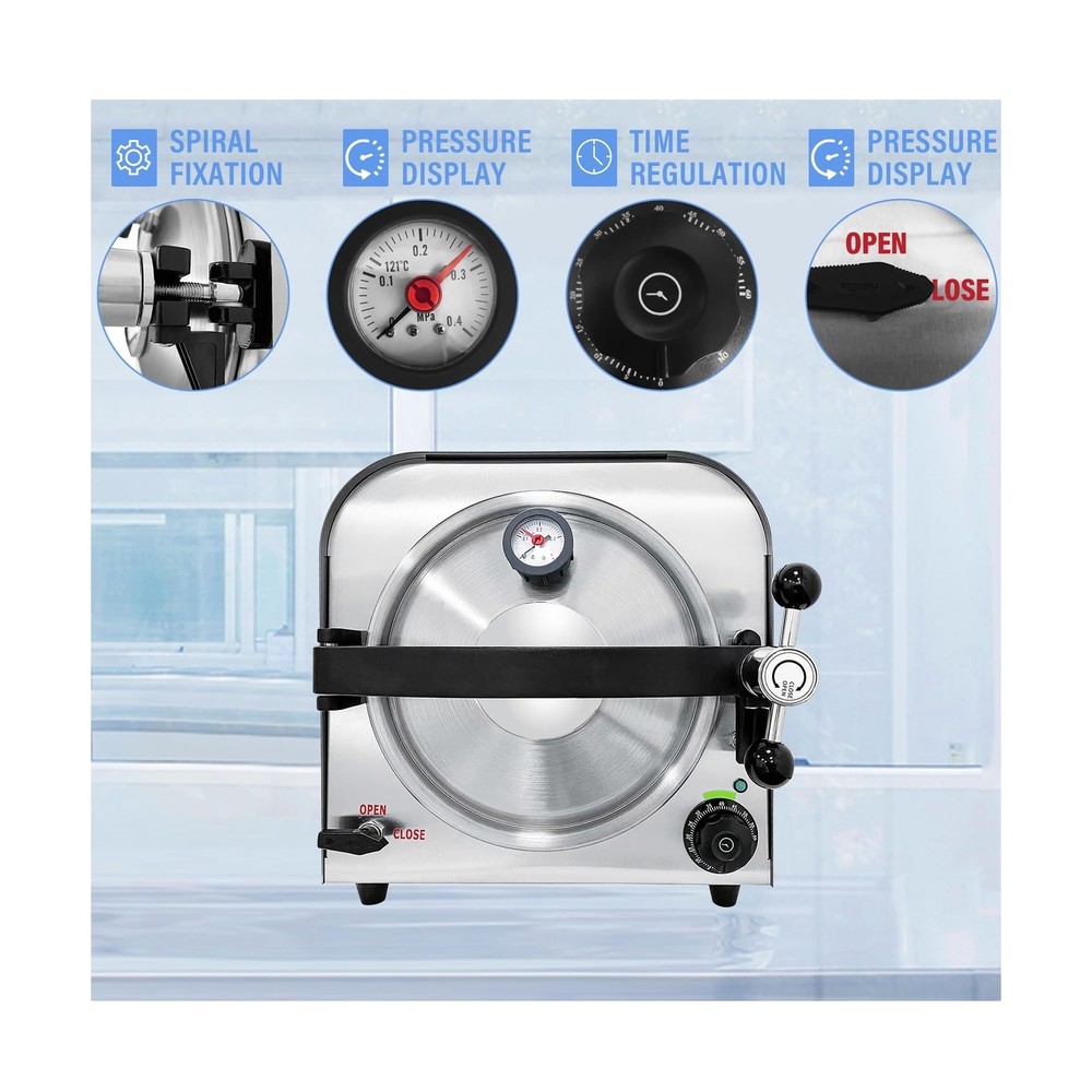 DACAT-RICHFU TR250E 14L Autoclave