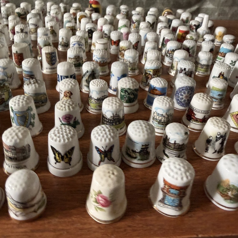 Large Thimble Collection - Over 250 Pieces