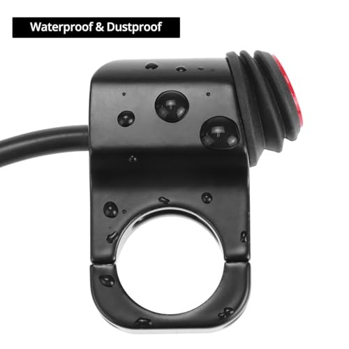 2 Pack 12V Waterproof Motorcycle Handlebar Switch for ATV/UTV - Plug & Play,