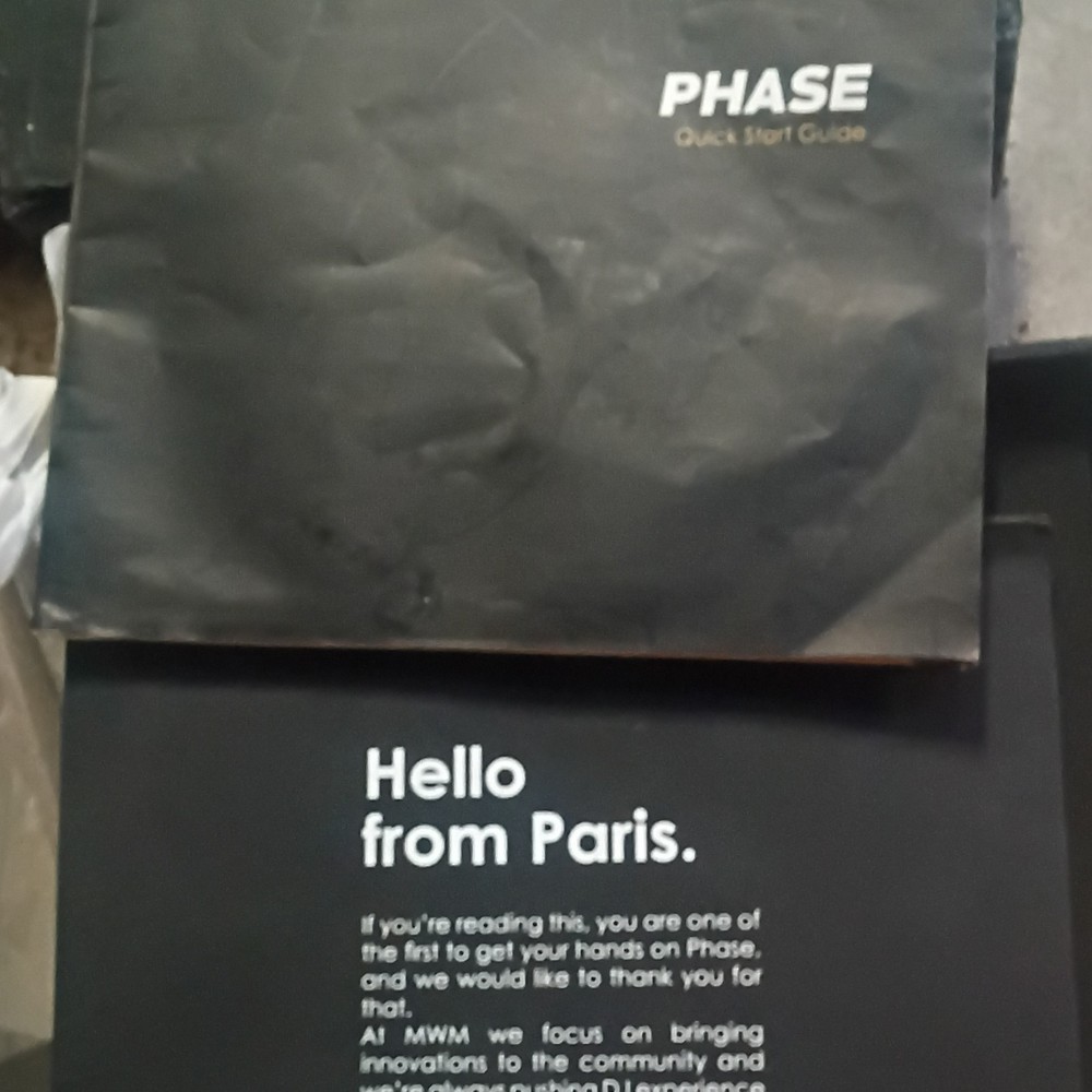 Phase DJ Controller Accessory Black Wireless System Receiver Remotes Cables