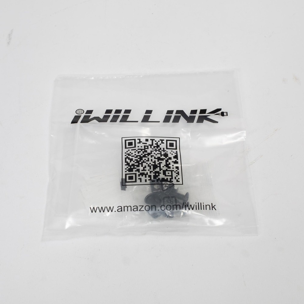 IWillink 24 Port Patch Panel Black Rackmount Network Ethernet Cable Caps Kit